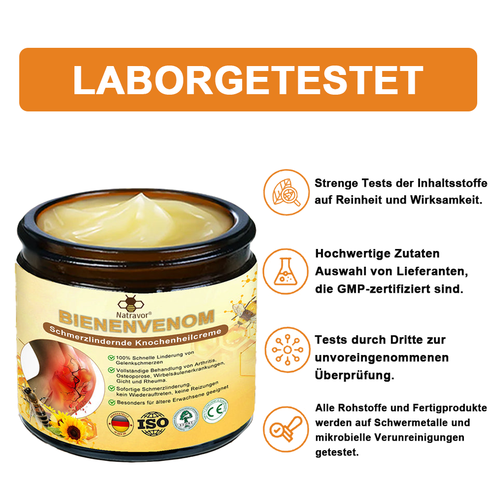 🐝Natravor® 𝑩𝒊𝒆𝒏𝒆𝒏𝒈𝒊𝒇𝒕 𝑺𝒄𝒉𝒎𝒆𝒓𝒛𝒍𝒊𝒏𝒅𝒆𝒓𝒖𝒏𝒈𝒔-𝑲𝒏𝒐𝒄𝒉𝒆𝒏𝒉𝒆𝒊𝒍𝒖𝒏𝒈𝒔-𝑪𝒓𝒆𝒎𝒆 (Speziell für ältere Erwachsene und Empfehlung der DGOU) ✨Sonderangebot für begrenzte Zeit✨