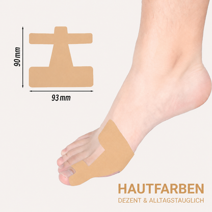 🏅 Natravor® Botanisches Komfort-Pflaster bei Hallux valgus 👠 Flexible Fußpflege + pflanzlich inspirierte Komfortformel