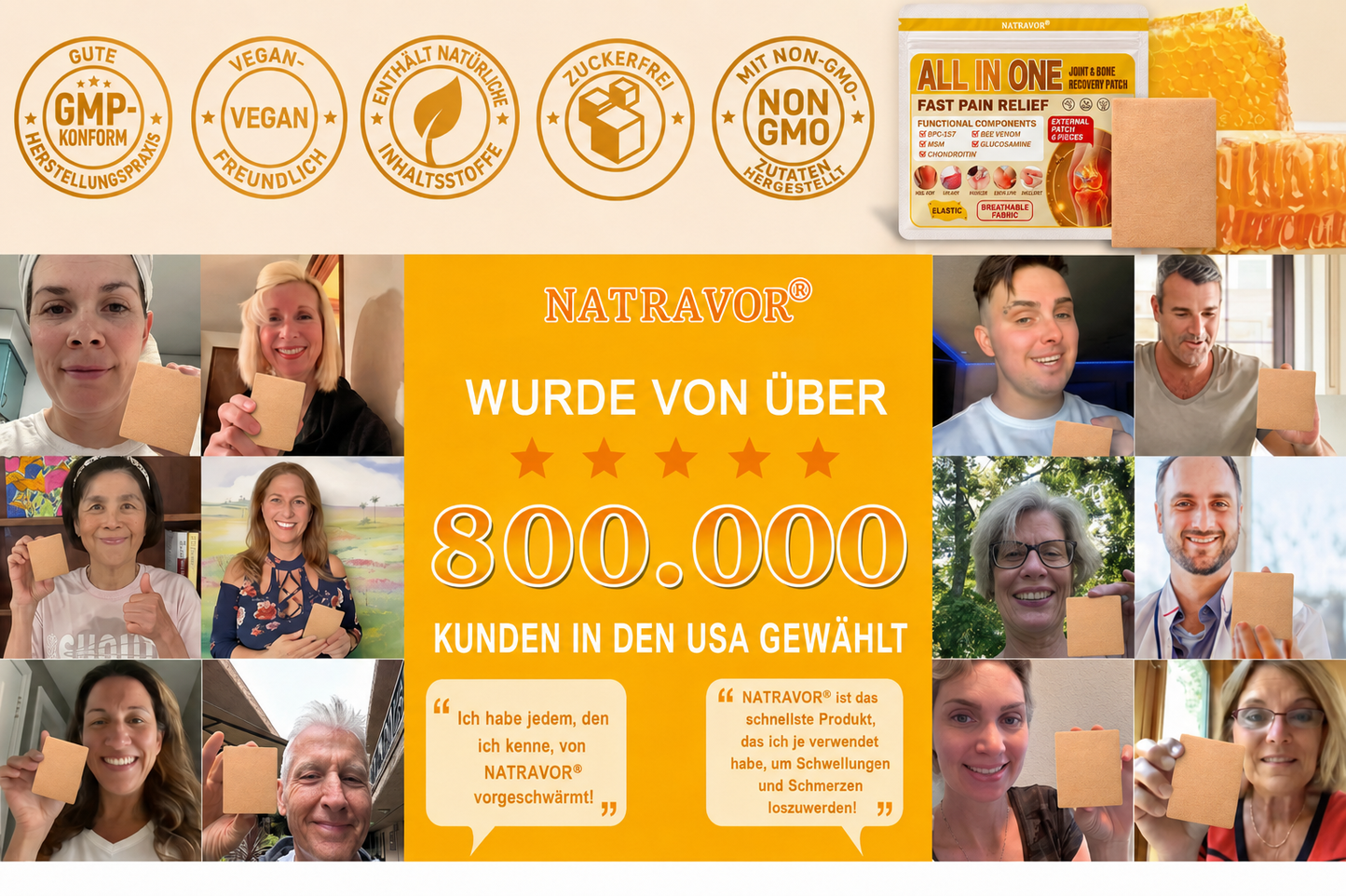 Letzte Chance! Sichere dir dieses Mega-Schnäppchen mit 90 % Rabatt! 🔥 180 Tage Geld-zurück-Garantie! Kostenloser Versand! Natravor®