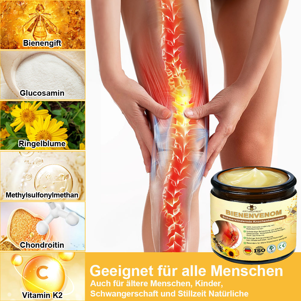 🐝Natravor® 𝑩𝒊𝒆𝒏𝒆𝒏𝒈𝒊𝒇𝒕 𝑺𝒄𝒉𝒎𝒆𝒓𝒛𝒍𝒊𝒏𝒅𝒆𝒓𝒖𝒏𝒈𝒔-𝑲𝒏𝒐𝒄𝒉𝒆𝒏𝒉𝒆𝒊𝒍𝒖𝒏𝒈𝒔-𝑪𝒓𝒆𝒎𝒆 (Speziell für ältere Erwachsene und Empfehlung der DGOU) ✨Sonderangebot für begrenzte Zeit✨