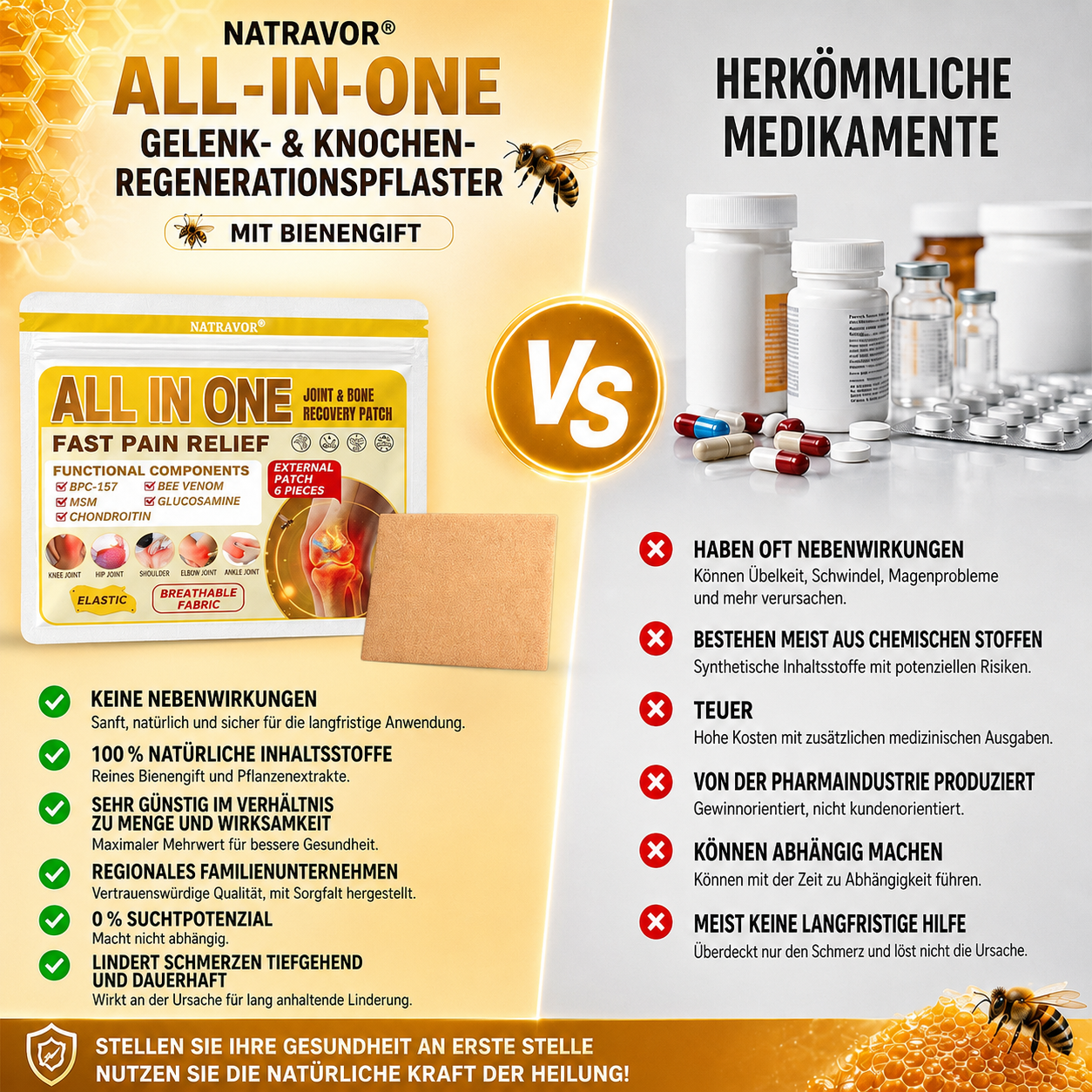 Letzte Chance! Sichere dir dieses Mega-Schnäppchen mit 90 % Rabatt! 🔥 180 Tage Geld-zurück-Garantie! Kostenloser Versand! Natravor®
