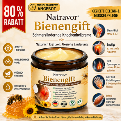 🐝Natravor® 𝑩𝒊𝒆𝒏𝒆𝒏𝒈𝒊𝒇𝒕 𝑺𝒄𝒉𝒎𝒆𝒓𝒛𝒍𝒊𝒏𝒅𝒆𝒓𝒖𝒏𝒈𝒔-𝑲𝒏𝒐𝒄𝒉𝒆𝒏𝒉𝒆𝒊𝒍𝒖𝒏𝒈𝒔-𝑪𝒓𝒆𝒎𝒆 (Speziell für ältere Erwachsene und Empfehlung der DGOU) ✨Sonderangebot für begrenzte Zeit✨