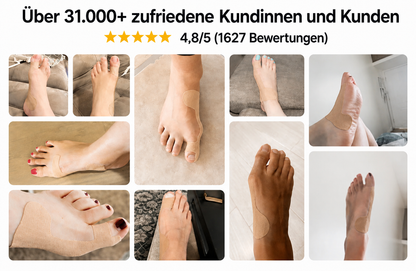 🏅 Natravor® Botanisches Komfort-Pflaster bei Hallux valgus 👠 Flexible Fußpflege + pflanzlich inspirierte Komfortformel